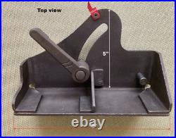 High strength clamping miter saw fence for metal cutting chop saw