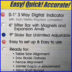 Igaging DigiAlign Table Saw Blade, Jointer, Fence Alignment Tool 35-0928 NEW