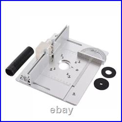 Insert Plate Woodworking Benches Table Saw Aluminium Profile Fence Sliding