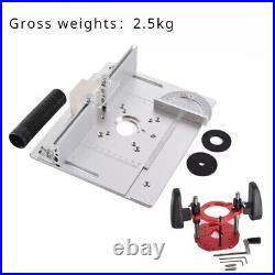 Insert Plate Woodworking Benches Table Saw Aluminium Profile Fence Sliding
