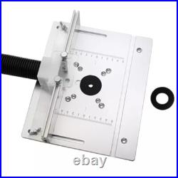 Insert Plate Woodworking Benches Table Saw Aluminium Profile Fence Sliding