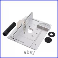 Insert Plate Woodworking Benches Table Saw Aluminium Profile Fence Sliding
