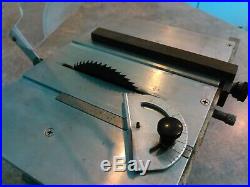 Jarmac Mini Table Saw. Hobby Professional Size. Fence. Micro Guide. Blade