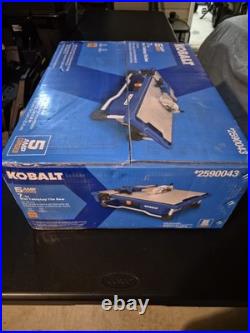 Kobalt 5-Amp 7-inch Blade Wet Tabletop Tile Saw (KWS-B7-20)