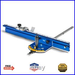 Kreg Precision Miter Gauge System Adjustable Table Saw Miter Gauge Fence Hig