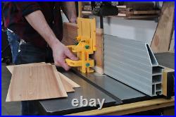 MICROJIG GRR-RIPPER GR-200 Advanced Adjustable Table Saw Pushblock, Yellow