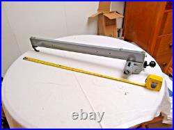 MINT Delta/Rockwell 10Table Saw Jet Lock Fence, 27 Deep Fence-No Rust