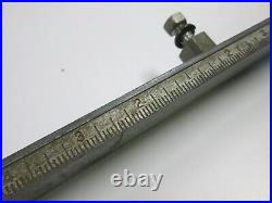 Main Front Rip Fence Guide Rail Vintage Sears Craftsman 10 Belt Drive Table Saw