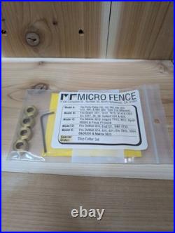 Micro Fence Circle Jig Attachment For Routers & Stop Collar Set New
