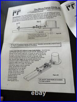 Micro Fence Circle Jig Attachment NEW OPEN BOX