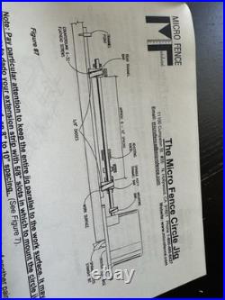Micro Fence Circle Jig Attachment NEW OPEN BOX