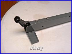 Mint 10 Sears Craftsman Table Saw Cam Lock Fence off of 27 Deep Table-No Rust