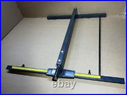 Mint Craftsman 10 Table Saw 113 Model 27 Deep TWIST Lock Fence Rails Hardware