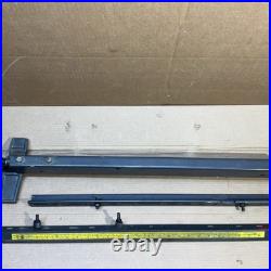 Mint Craftsman 10 Table Saw 113 Model 27 Deep TWIST Lock Fence Rails Hardware