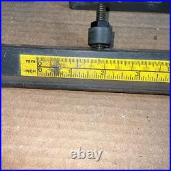 Mint Craftsman 10 Table Saw 113 Model 27 Deep TWIST Lock Fence Rails Hardware