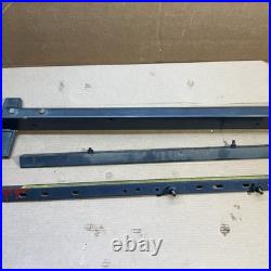 Mint Craftsman 10 Table Saw 113 Model 27 Deep TWIST Lock Fence Rails Hardware