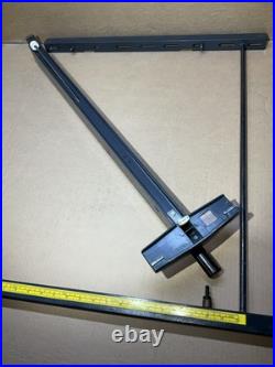 Mint Craftsman 10 Table Saw 113 Model 27 Deep TWIST Lock Fence Rails Hardware