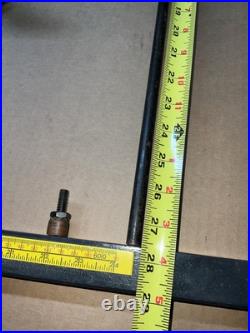 Mint Craftsman 10 Table Saw 113 Model 27 Deep TWIST Lock Fence Rails Hardware