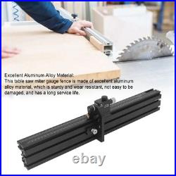 Miter Fence Extension Support Woodworking Table Saw Miter Gauge System SLK