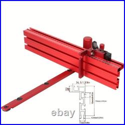 Miter Gauge 400MM Aluminium Fence Track Stop Angle Ruler Table Saw Router Wood