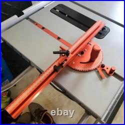 Miter Gauge Aluminum Profile Fence With Track Stop Sawing Assembly Angle Ruler