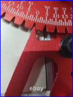 Miter Gauge Aluminum Profile Fence with Track Stop Sawing Assembly Angle Ruler