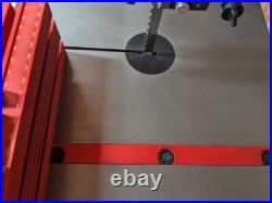 Miter Gauge Aluminum Profile Fence with Track Stop Sawing Assembly Angle Ruler