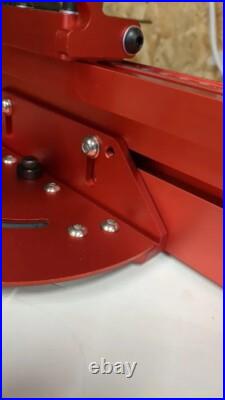 Miter Gauge Aluminum Profile Fence with Track Stop Sawing Assembly Angle Ruler