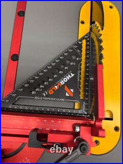 Miter Gauge Aluminum Profile Fence with Track Stop Sawing Assembly Angle Ruler