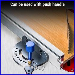 Miter Gauge Fence 50-86cm Adjutsable Telescoping Miter Extension Fence For NEW