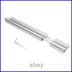 Miter Gauge Fence 50-86cm Adjutsable Telescoping Miter Extension Fence For NEW