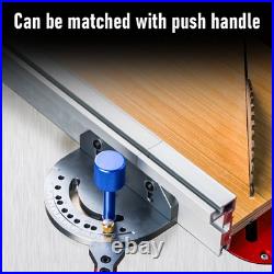 Miter Gauge Fence 75 Type T Track 900-1260mm Telescoping Flip Fence Miter Gauge Fence 75 Type T Track 900-1260mm Telescoping Flip Fence