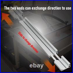 Miter Gauge Fence 75 Type T Track 900-1260mm Telescoping Flip Fence Zz1 Miter Gauge Fence 75 Type T Track 900-1260mm Telescoping Flip Fence Zz1