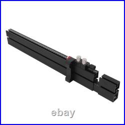 Miter Gauge Fence Tablesaw Extension System Accurate Aluminum Alloy T Slot DSO