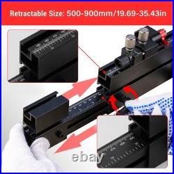 Miter Gauge Fence Tablesaw Extension System Accurate Aluminum Alloy T Slot DSO