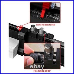 Miter Gauge Fence Tablesaw Extension System Accurate Aluminum Alloy T Slot DSO