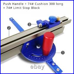 Miter Gauge Table SawithRouter With Rail Stop Aluminum Profile Fence Saw Assembly