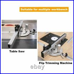 Miter Gauge Track Stop Table Sawing Assembly Ruler Table Saw Router Woodworking