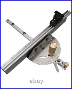 Mitre Gauge for Table Saw 450 mm T-Bar, Brass Handle Precision Miter Gauge