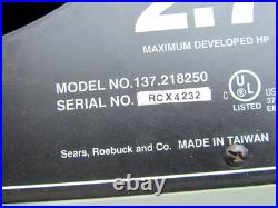 Model 137.218250 Sears Craftsman 10 Table Saw 14910008A1 Rip Fence Assembly Model 137.218250 Sears Craftsman 10 Table Saw 14910008A1 Rip Fence Assembly