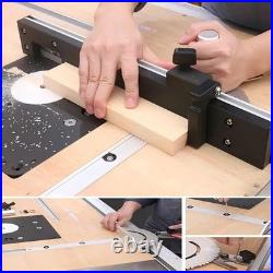 Mortise Tenon Cutting Fence Table Saw Router Miter Gauge Slotting Jig Ruler Tool