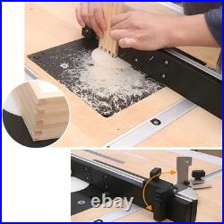 Mortise Tenon Cutting Fence Table Saw Router Miter Gauge Slotting Jig Ruler Tool