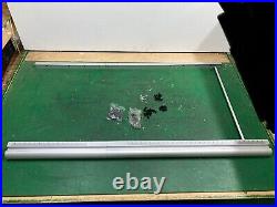 NEW! Ridgid R4512 or R4520 Table Saw FRONT & REAR GUIDE RAILS for rip fence