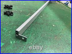 NEW! Ridgid R4512 or R4520 Table Saw FRONT & REAR GUIDE RAILS for rip fence