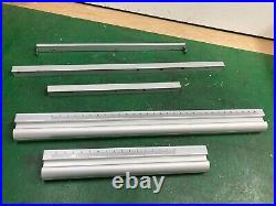 NEW! Ridgid R4512 or R4520 Table Saw FRONT & REAR GUIDE RAILS for rip fence