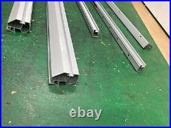NEW! Ridgid R4512 or R4520 Table Saw FRONT & REAR GUIDE RAILS for rip fence