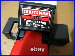 Never Used Craftsman 137.248880 10 Table Saw Cam-Lock Rip Fence MPN 14910013A1