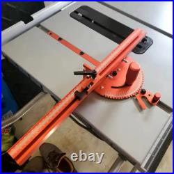 New Miter Gauge and 400MM Aluminium Fence With Track Stop Sawing Angle Ruler