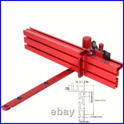 New Miter Gauge and 400MM Aluminium Fence With Track Stop Sawing Angle Ruler