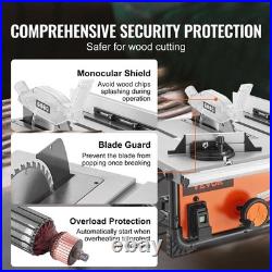 New Table Saw New Jobsite, 10-inch 15-Amp, 25-in Max Rip Capacity, Cutting Spee